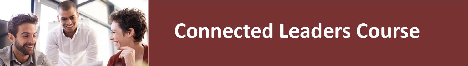 Banner for Connected Leaders course