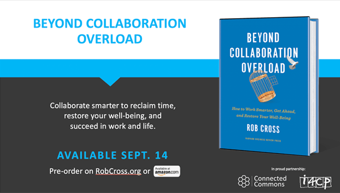Banner for Beyond Collaboration Overload by Rob Cross