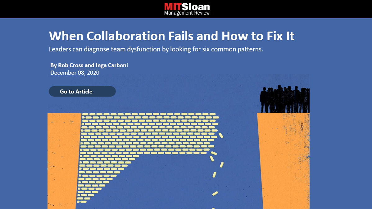 When Collaboration Fails