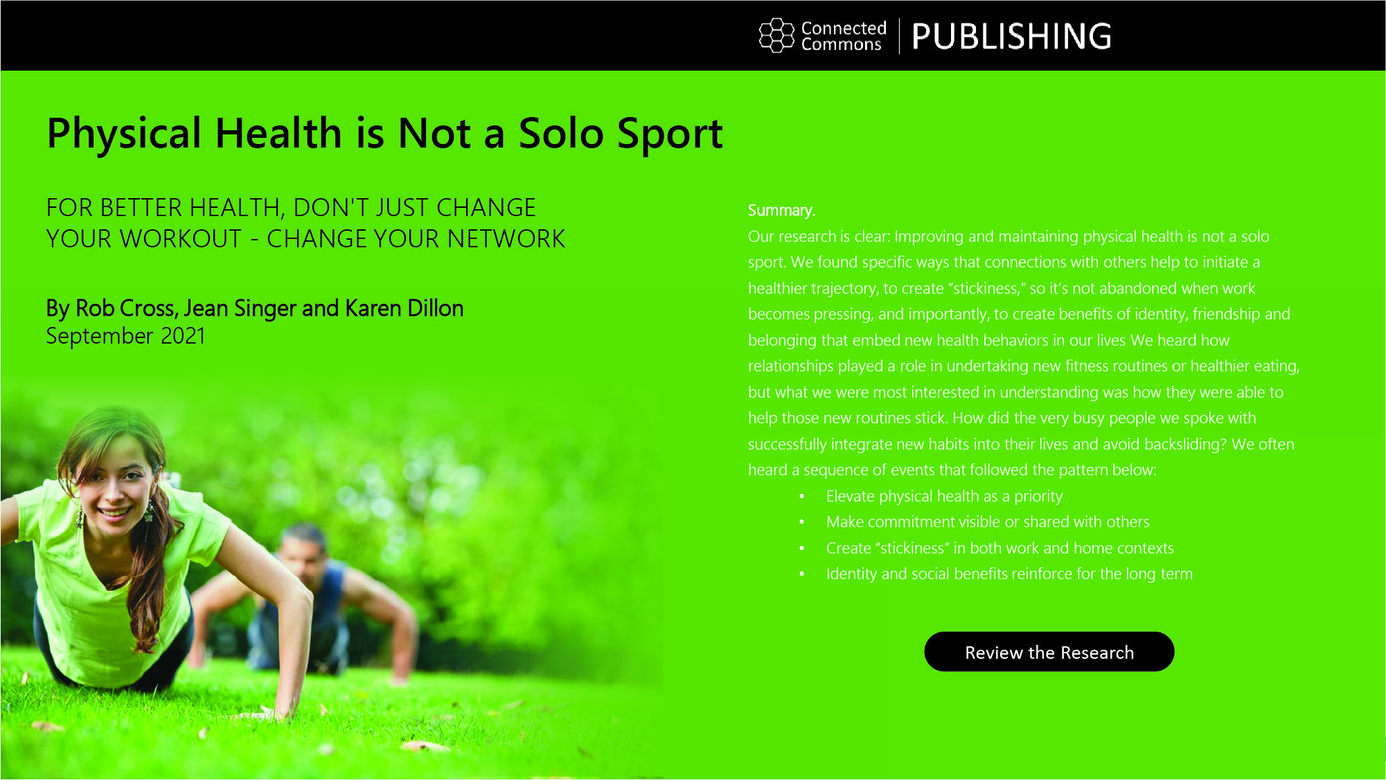 Physical Health Is Not a Solo Sport