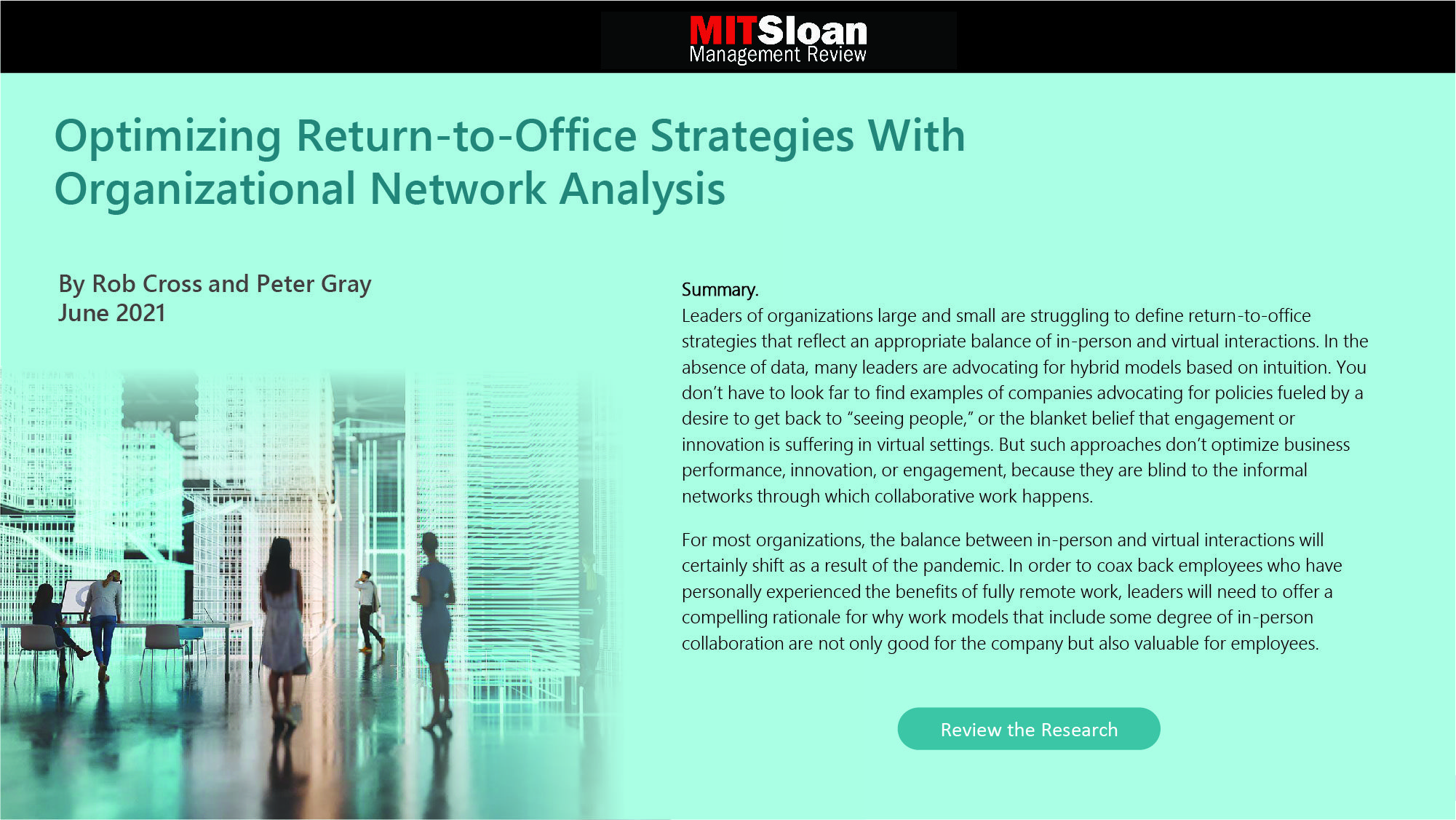 Optimizing Return-to-Office Strategies with ONA